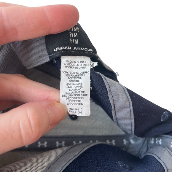 Under Armour navy Blue Youth small medium SM/MD athletic baseball Cap kids boys - Picture 4 of 7